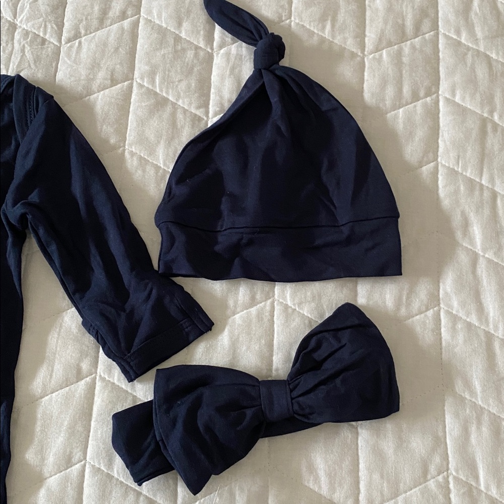 Bamboo Baby Noah Receiving Gown Bundle (boy or girl!) - Picture 3 of 5